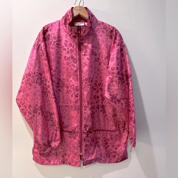 Jackets & Blazers - Reebok Vintage Womens Pink Floral Lightweight Nylon Vented Windbreaker
Jacket M